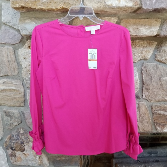Michael Kors Shirt Size Small Pink - Picture 7 of 11